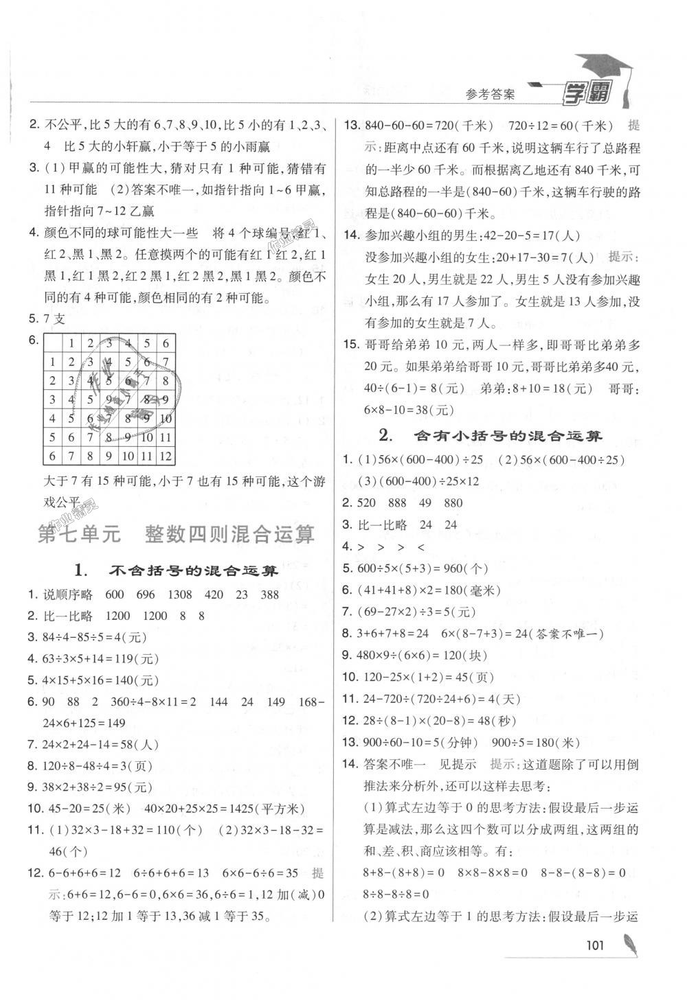 2018年經(jīng)綸學(xué)典學(xué)霸四年級(jí)數(shù)學(xué)上冊(cè)江蘇版 第13頁(yè)