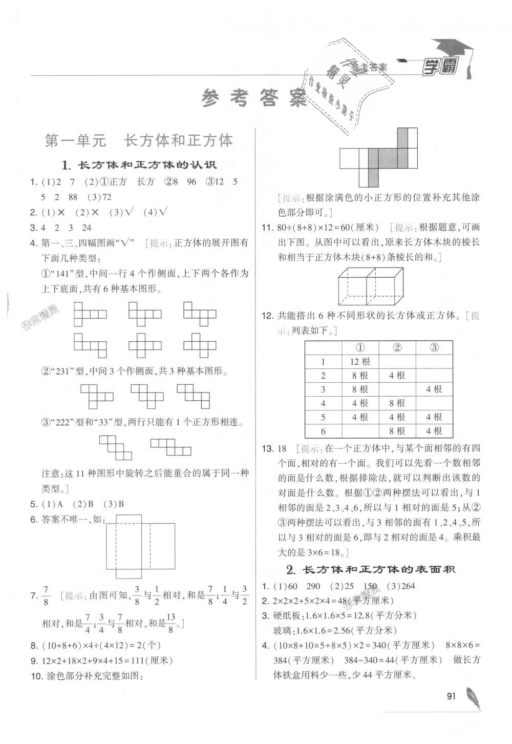 2018年經(jīng)綸學(xué)典學(xué)霸六年級(jí)數(shù)學(xué)上冊(cè)江蘇版 第1頁(yè)