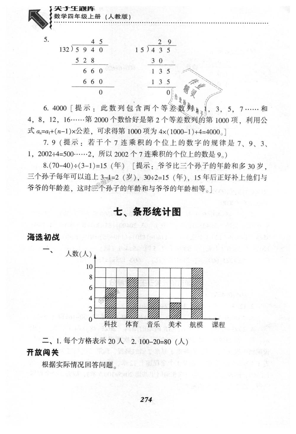 2018年尖子生題庫(kù)四年級(jí)數(shù)學(xué)上冊(cè)人教版 第41頁