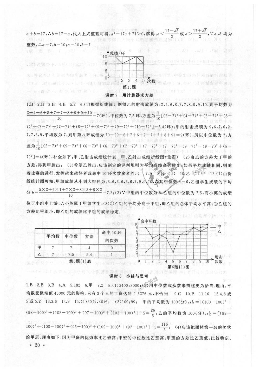 2018年高效精練九年級(jí)數(shù)學(xué)上冊(cè)蘇科版 第20頁(yè)