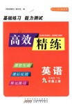 2018年高效精練九年級(jí)英語上冊(cè)譯林牛津版