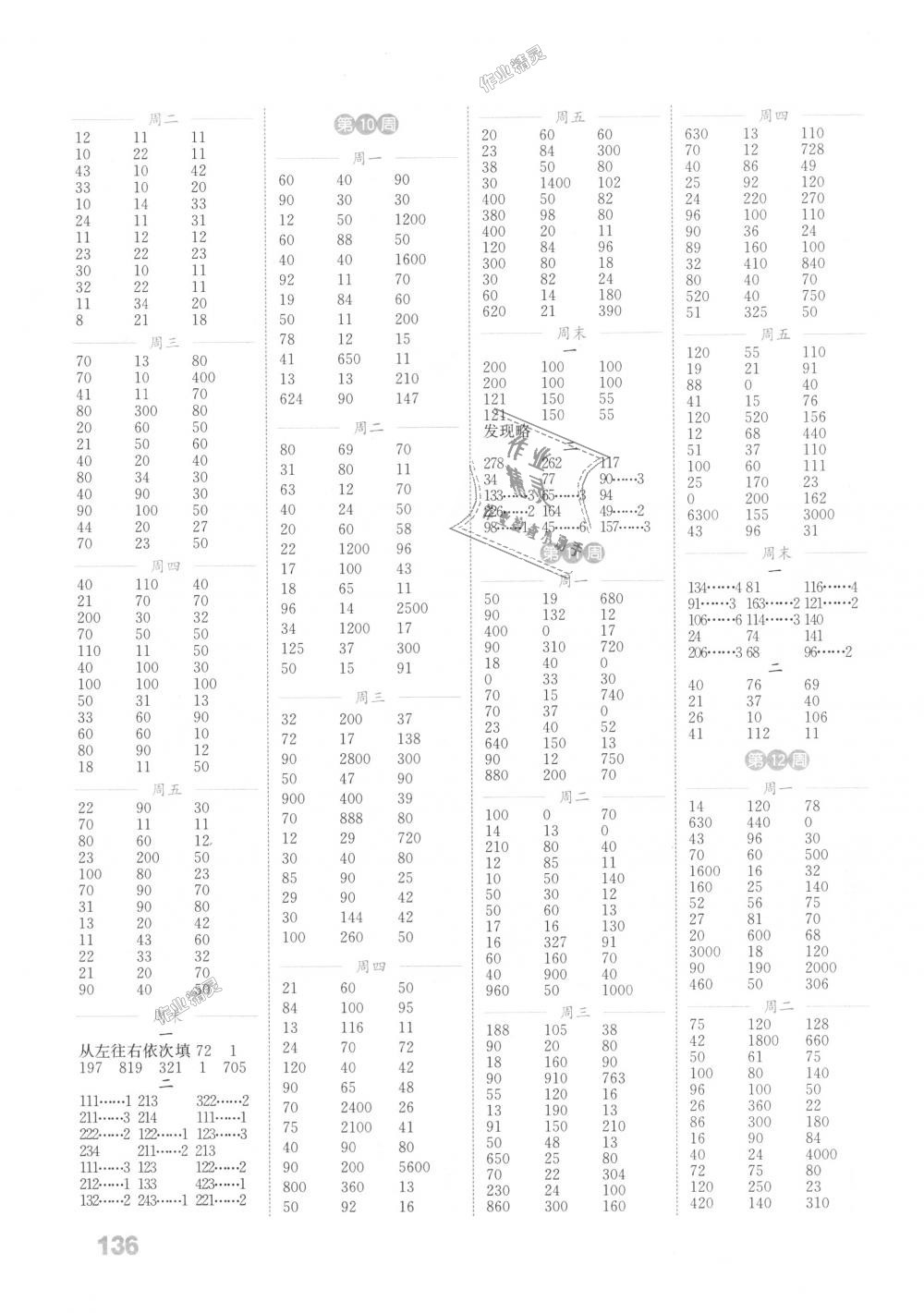 2018年通城學(xué)典小學(xué)數(shù)學(xué)計(jì)算能手三年級(jí)上冊(cè)蘇教版江蘇專用 第4頁(yè)