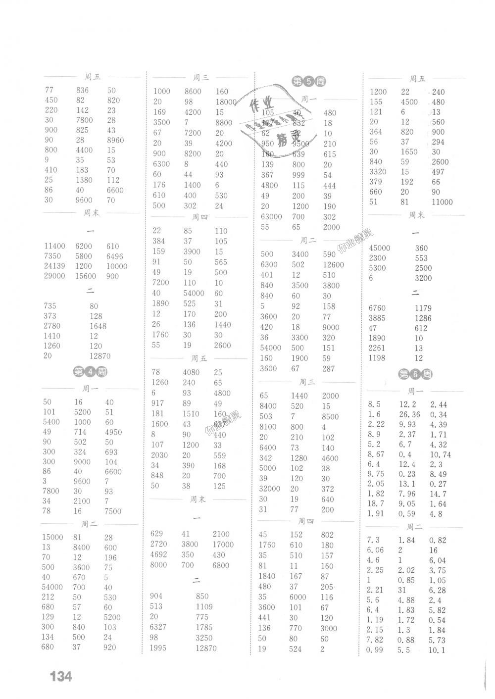 2018年通城學(xué)典小學(xué)數(shù)學(xué)計算能手五年級上冊蘇教版江蘇專用 第2頁