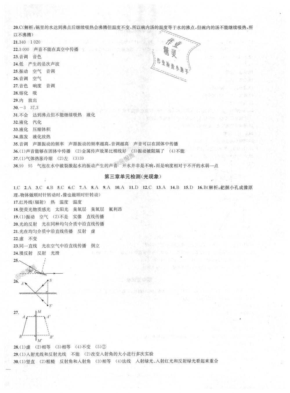 2018年金鑰匙沖刺名校大試卷八年級物理上冊江蘇版 第2頁