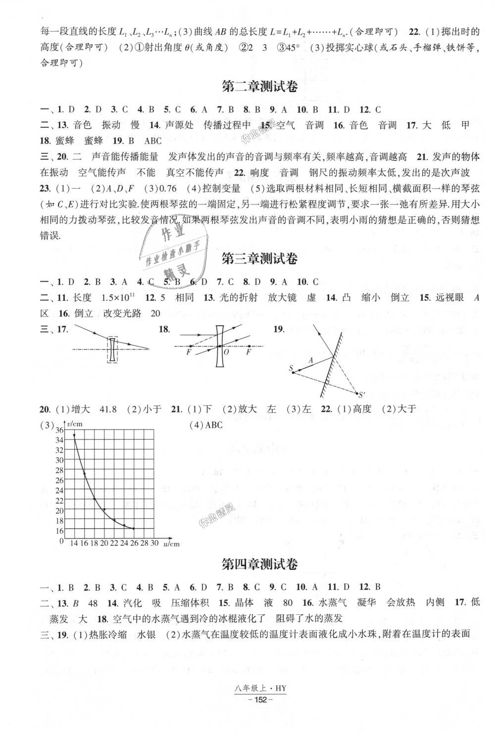 2018年經(jīng)綸學典新課時作業(yè)八年級物理上冊滬粵版 第14頁