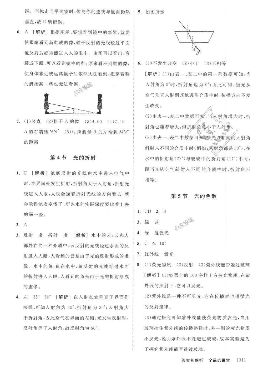 2018年全品大講堂初中物理八年級上冊人教版 第7頁