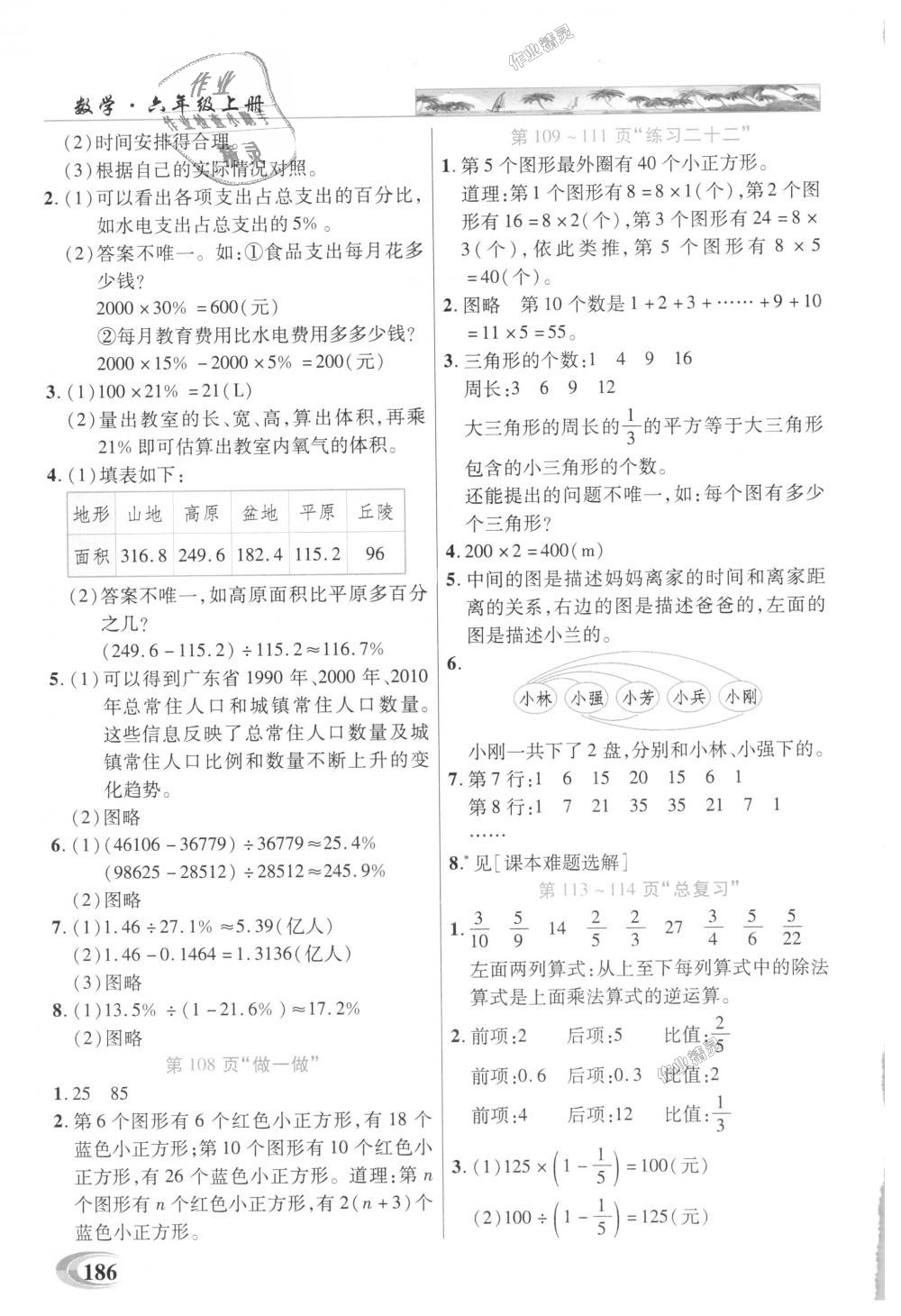 2018年引探練創(chuàng)英才教程六年級(jí)數(shù)學(xué)上冊(cè)人教版 第22頁(yè)