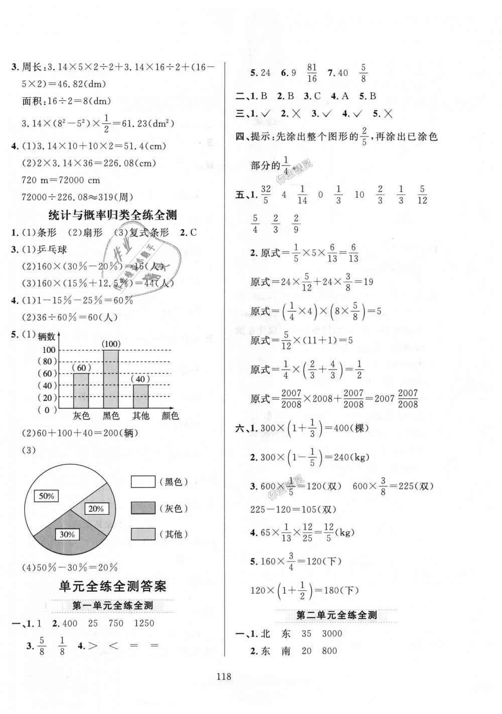 2018年小學(xué)教材全練六年級數(shù)學(xué)上冊人教版天津?qū)Ｓ?nbsp;第18頁