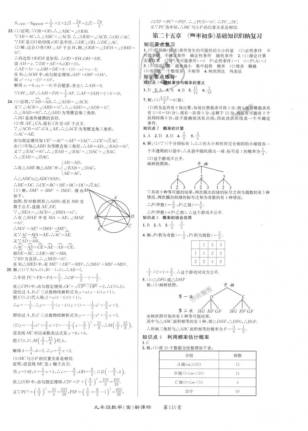 2018年百所名校精點試題九年級數學全一冊人教版 第6頁