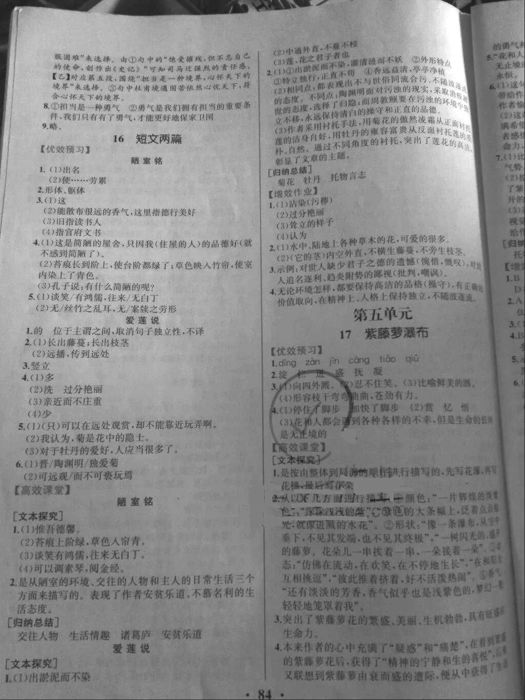 2018年人教金學典同步解析與測評七年級語文下冊人教版重慶專 版 第10頁