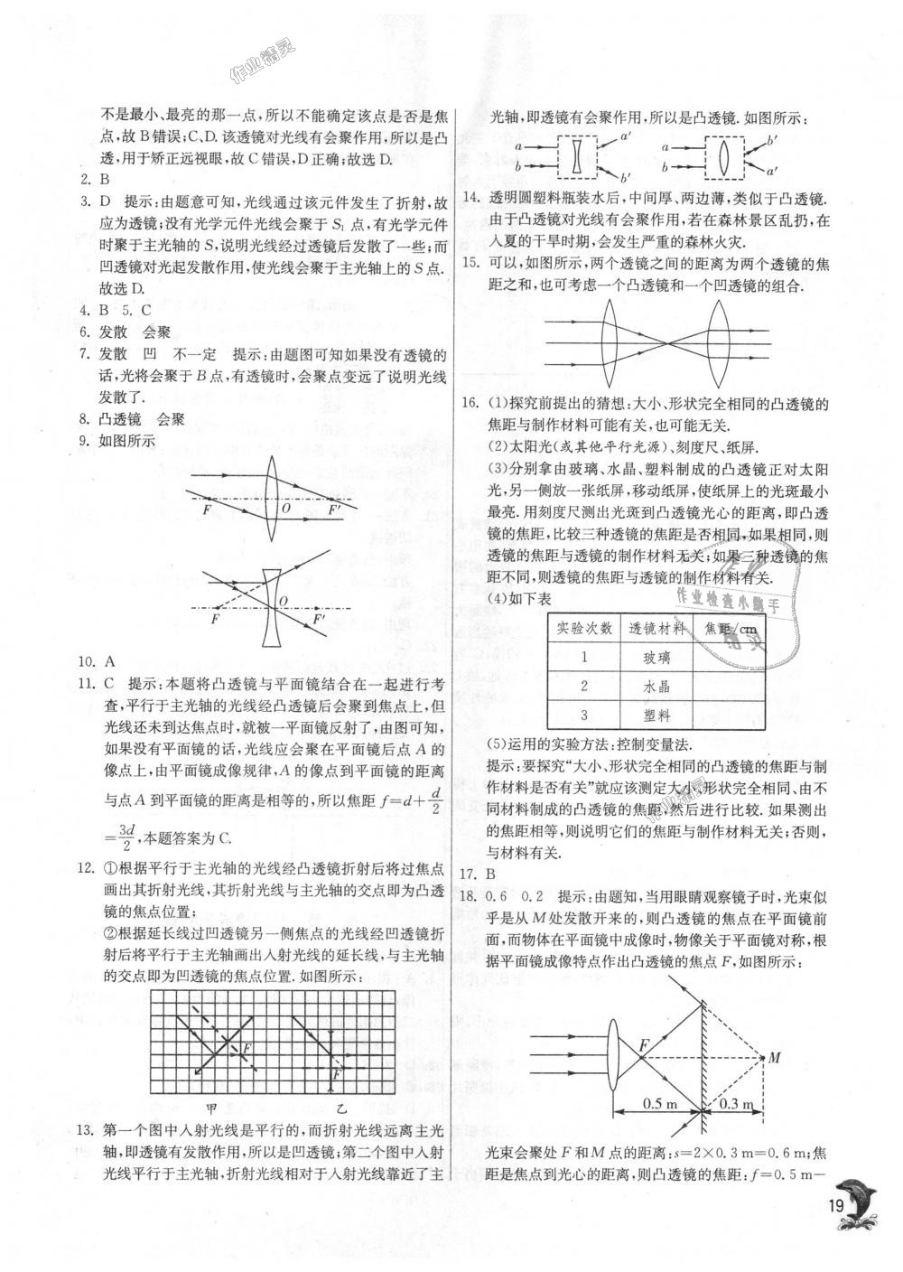 2018年實(shí)驗(yàn)班提優(yōu)訓(xùn)練八年級物理上冊人教版 第19頁