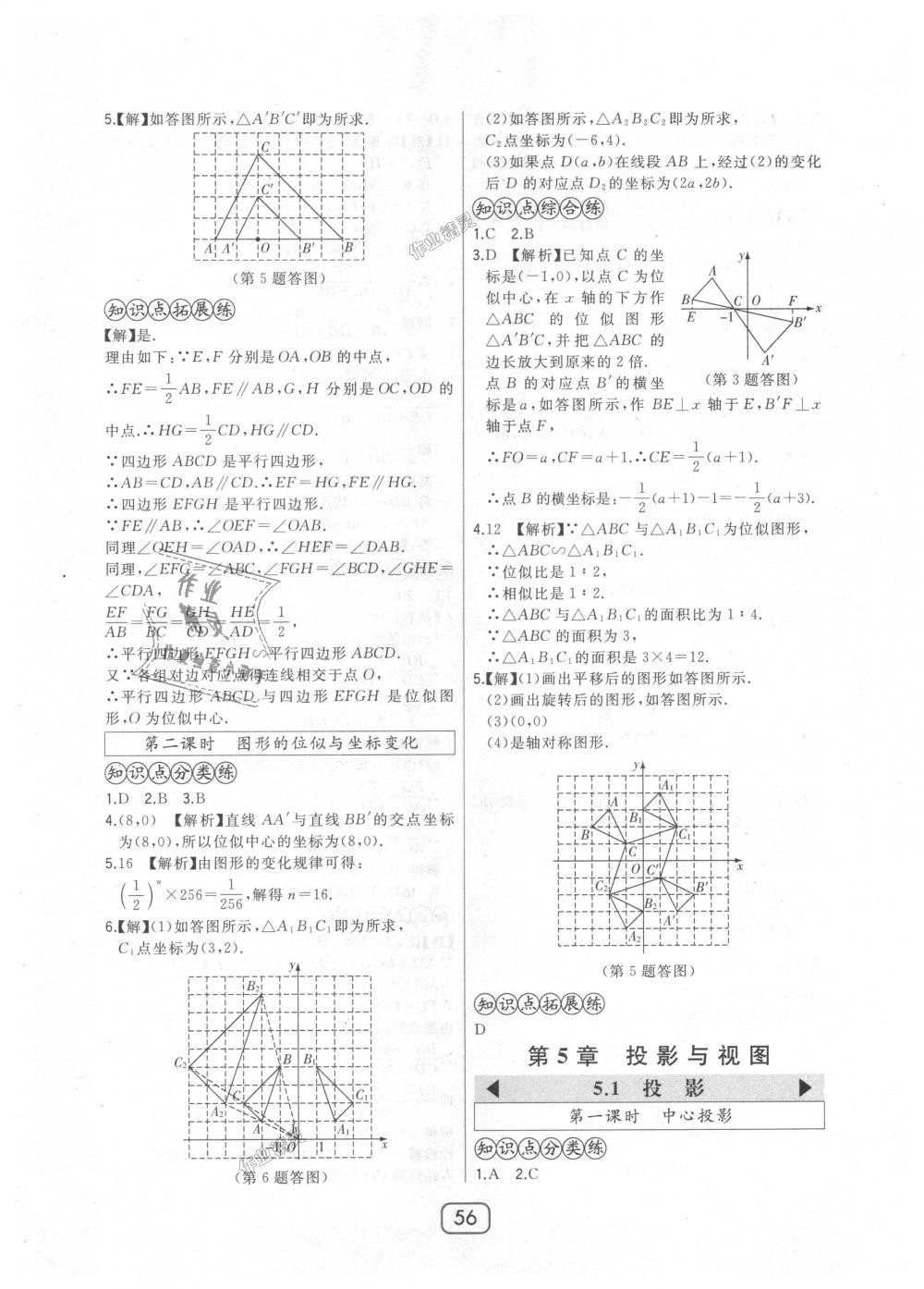 2018年北大绿卡九年级数学上册北师大版 第28页