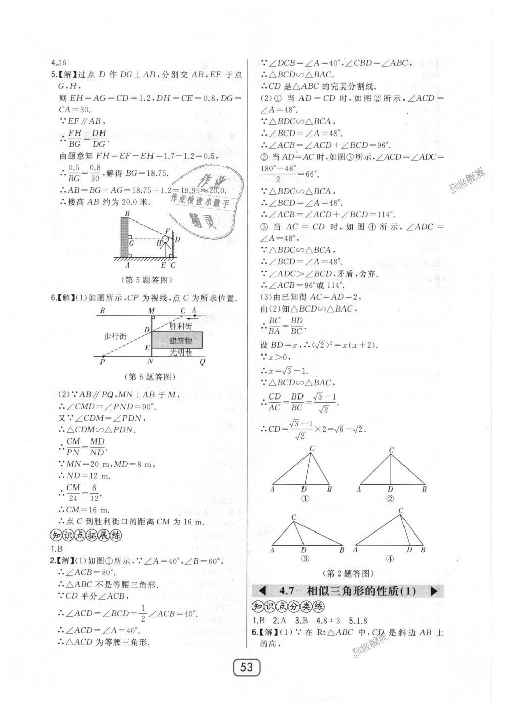 2018年北大绿卡九年级数学上册北师大版 第25页