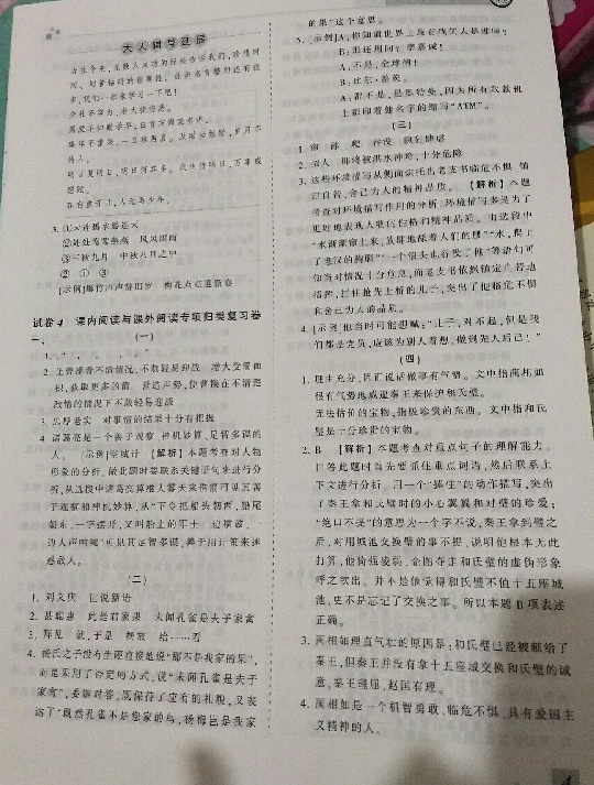 2018年王朝霞各地期末試卷精選五年級(jí)語(yǔ)文下冊(cè)人教版河北專版 第4頁(yè)