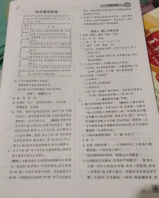 2018年王朝霞各地期末試卷精選五年級語文下冊人教版河北專版 第6頁