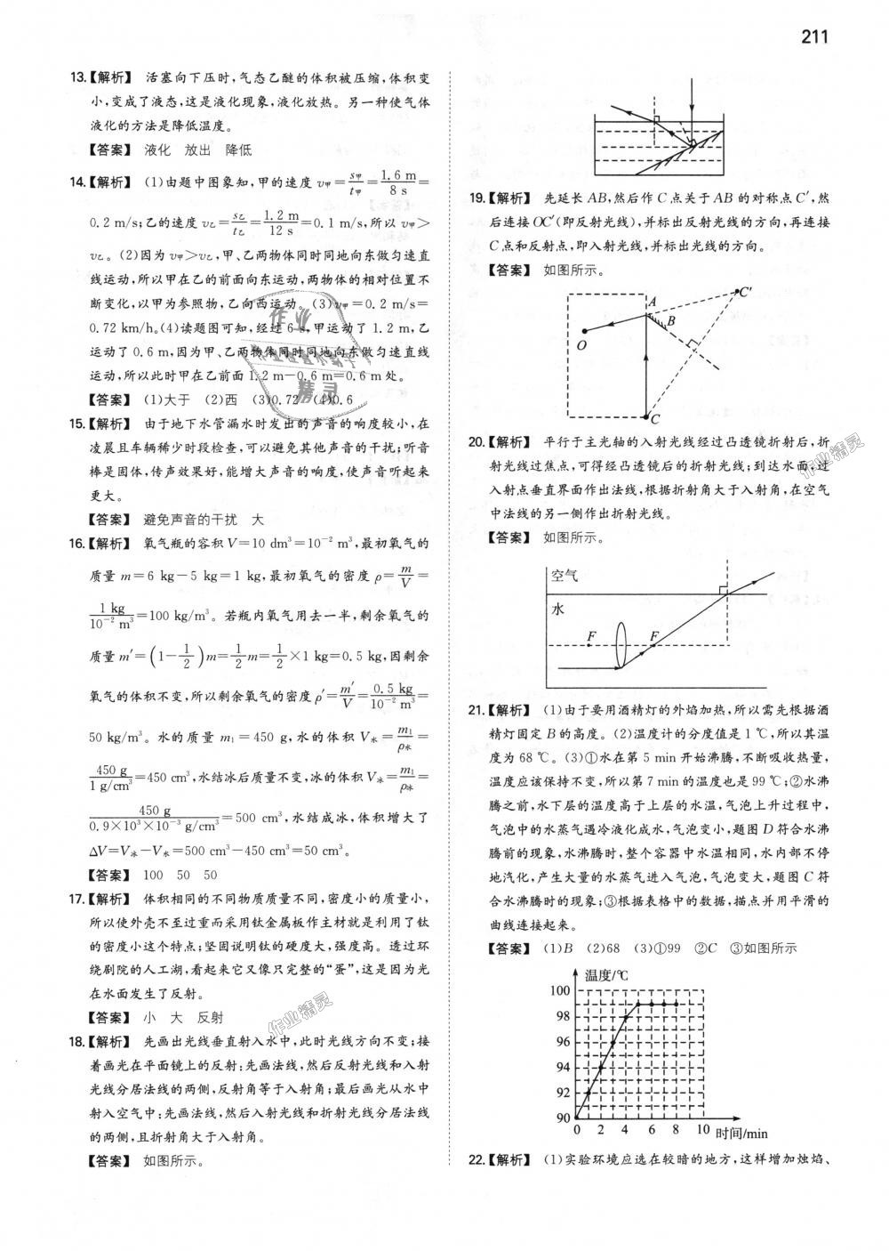 2018年一本初中物理八年級(jí)上冊(cè)人教版 第48頁(yè)