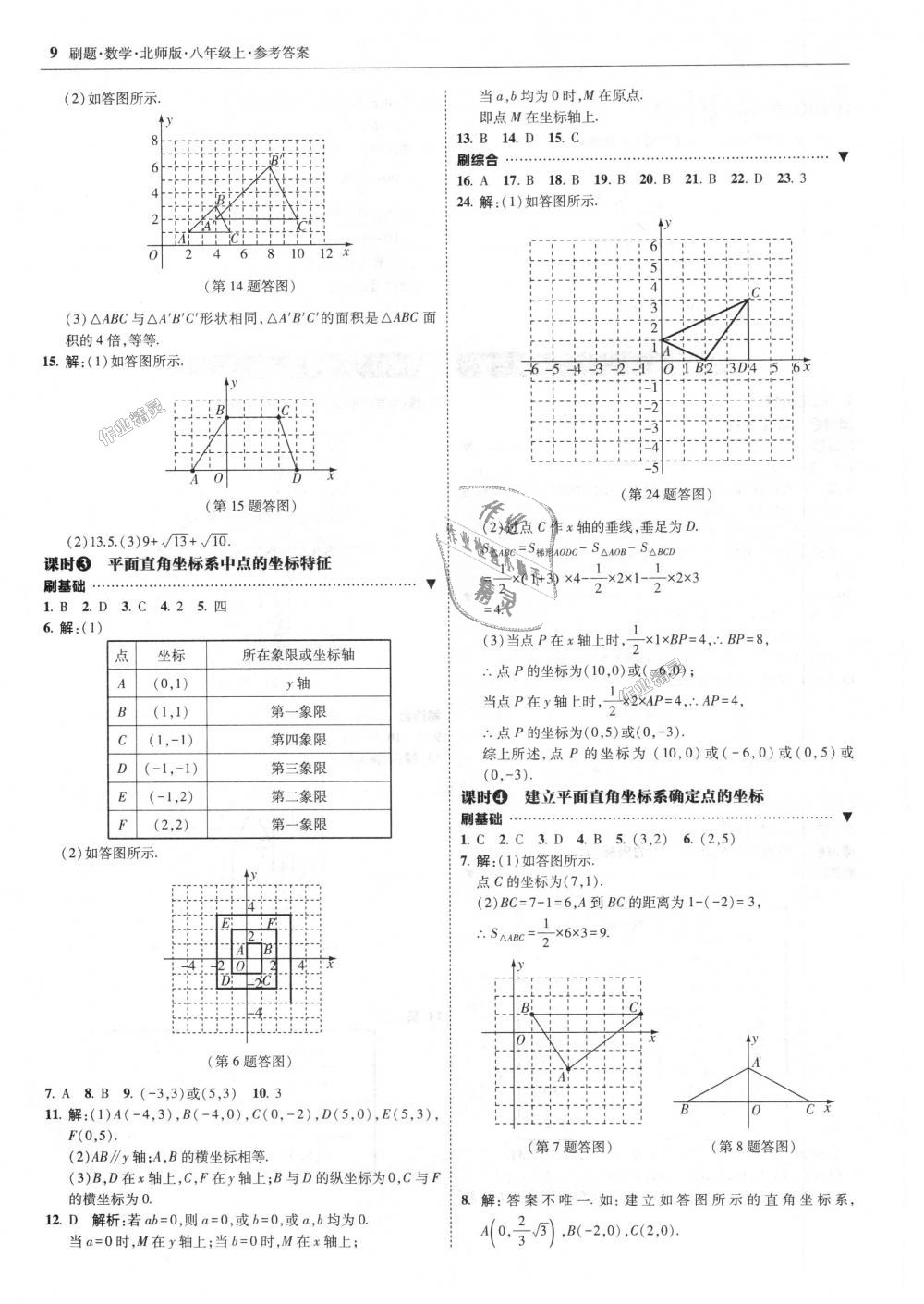 2018年北大绿卡刷题八年级数学上册北师大版 第9页