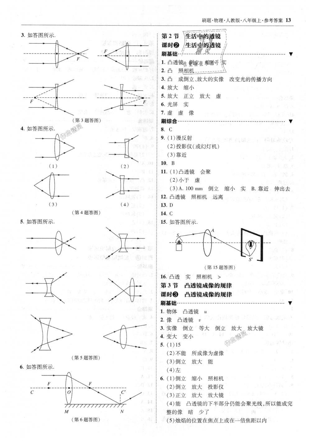 2018年北大绿卡刷题八年级物理上册人教版 第13页