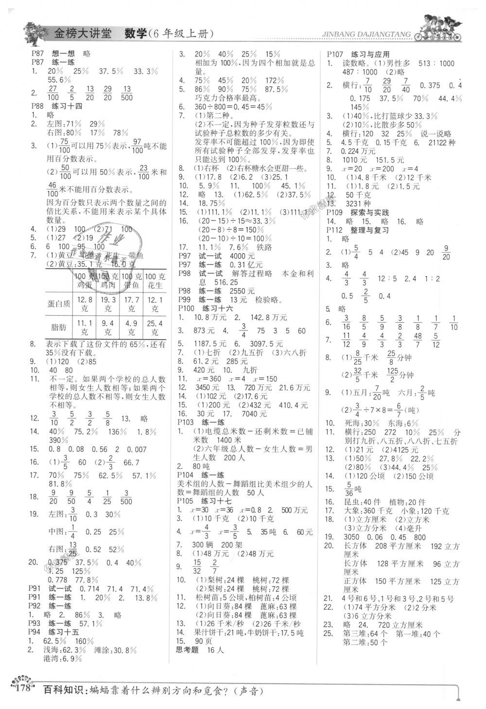 2018年世紀(jì)金榜金榜大講堂六年級(jí)數(shù)學(xué)上冊(cè)蘇教版 第10頁(yè)