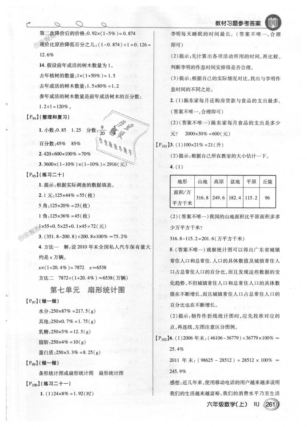 2018年倍速學(xué)習(xí)法六年級數(shù)學(xué)上冊人教版 第28頁