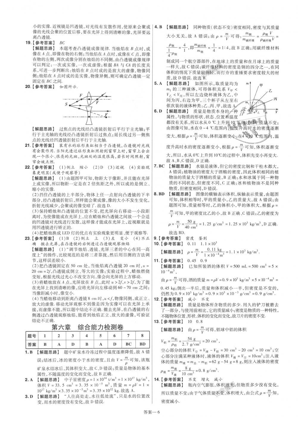 2018年一遍過初中物理八年級上冊人教版 第54頁