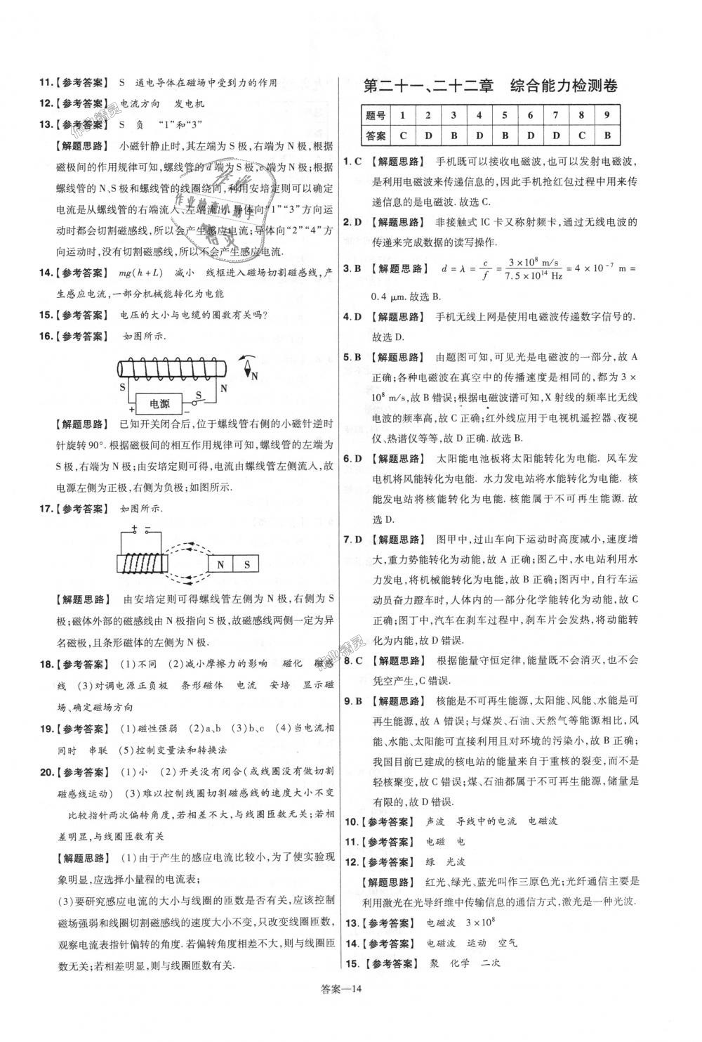 2018年一遍過初中物理九年級全一冊人教版 第70頁