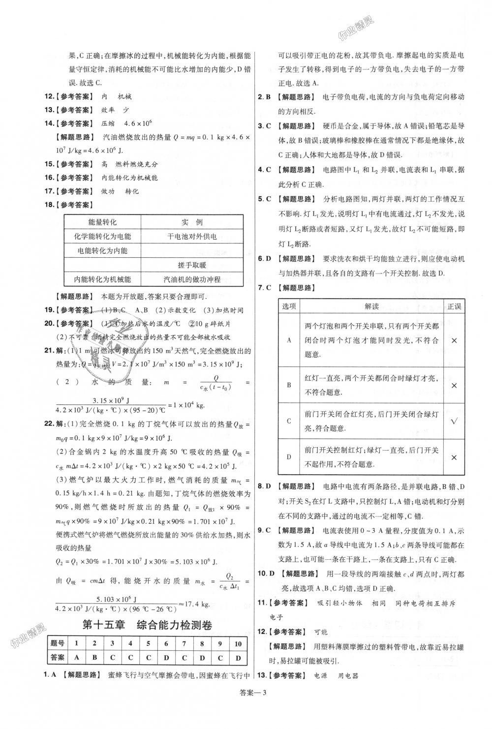 2018年一遍過初中物理九年級全一冊人教版 第59頁