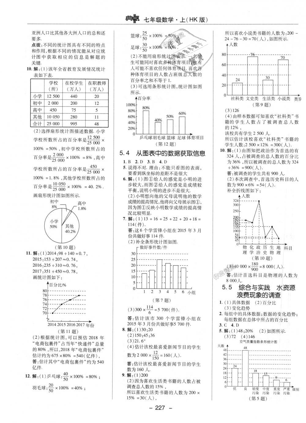 2018年综合应用创新题典中点七年级数学上册沪科版 第35页