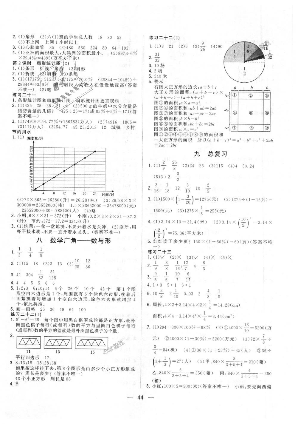 2018年課課優(yōu)課堂小作業(yè)六年級數(shù)學上冊人教版 第8頁