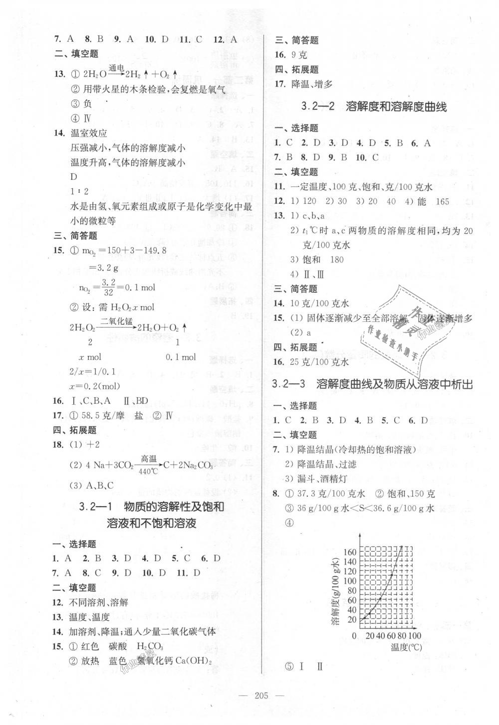 2018年精練與提高九年級(jí)化學(xué)上冊(cè)滬教版 第15頁(yè)