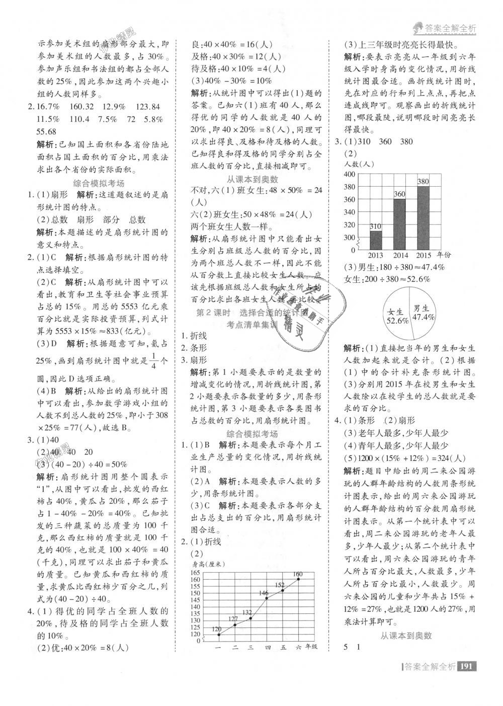 2018年考點集訓(xùn)與滿分備考六年級數(shù)學(xué)上冊冀教版 第39頁