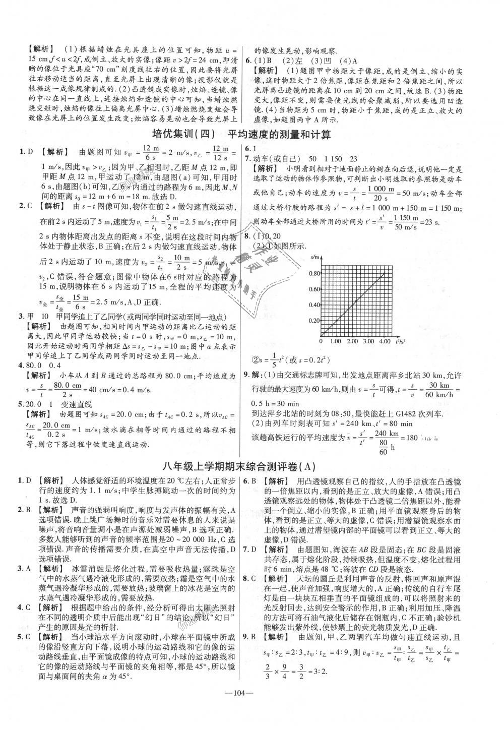 2018年金考卷活頁題選八年級(jí)物理上冊(cè)蘇科版 第14頁