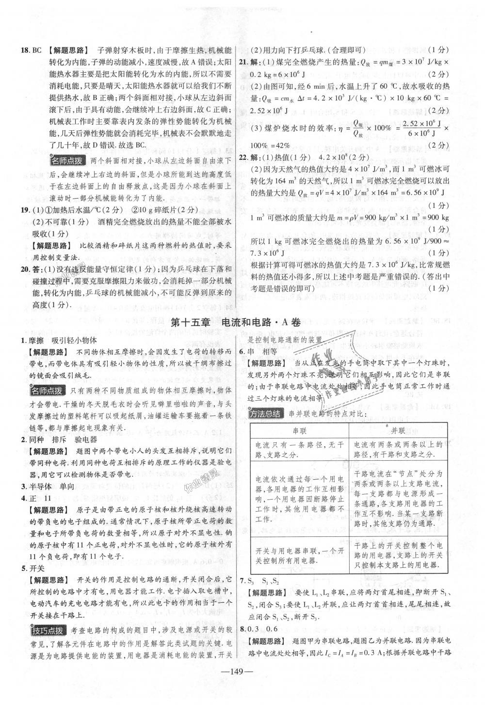 2018年金考卷活頁題選九年級(jí)物理全一冊(cè)人教版 第5頁