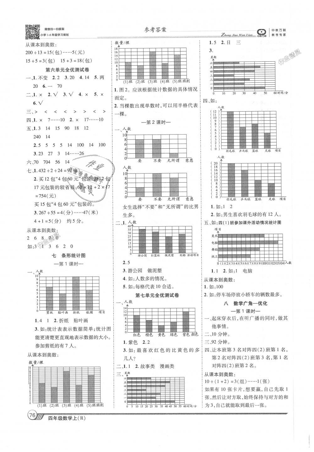 2018年全優(yōu)課堂考點集訓(xùn)與滿分備考四年級數(shù)學(xué)上冊人教版 第6頁