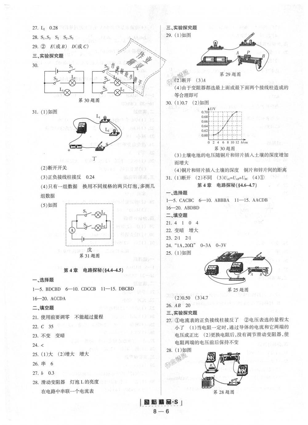 2018年勵耘書業(yè)勵耘活頁周周練八年級科學上冊浙教版 第6頁