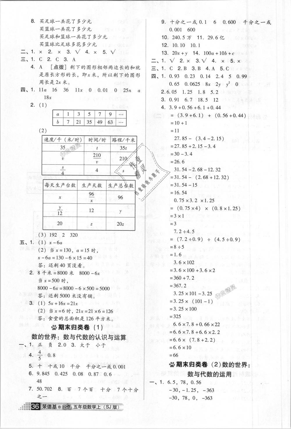 2018年好卷五年级数学上册苏教版 第8页