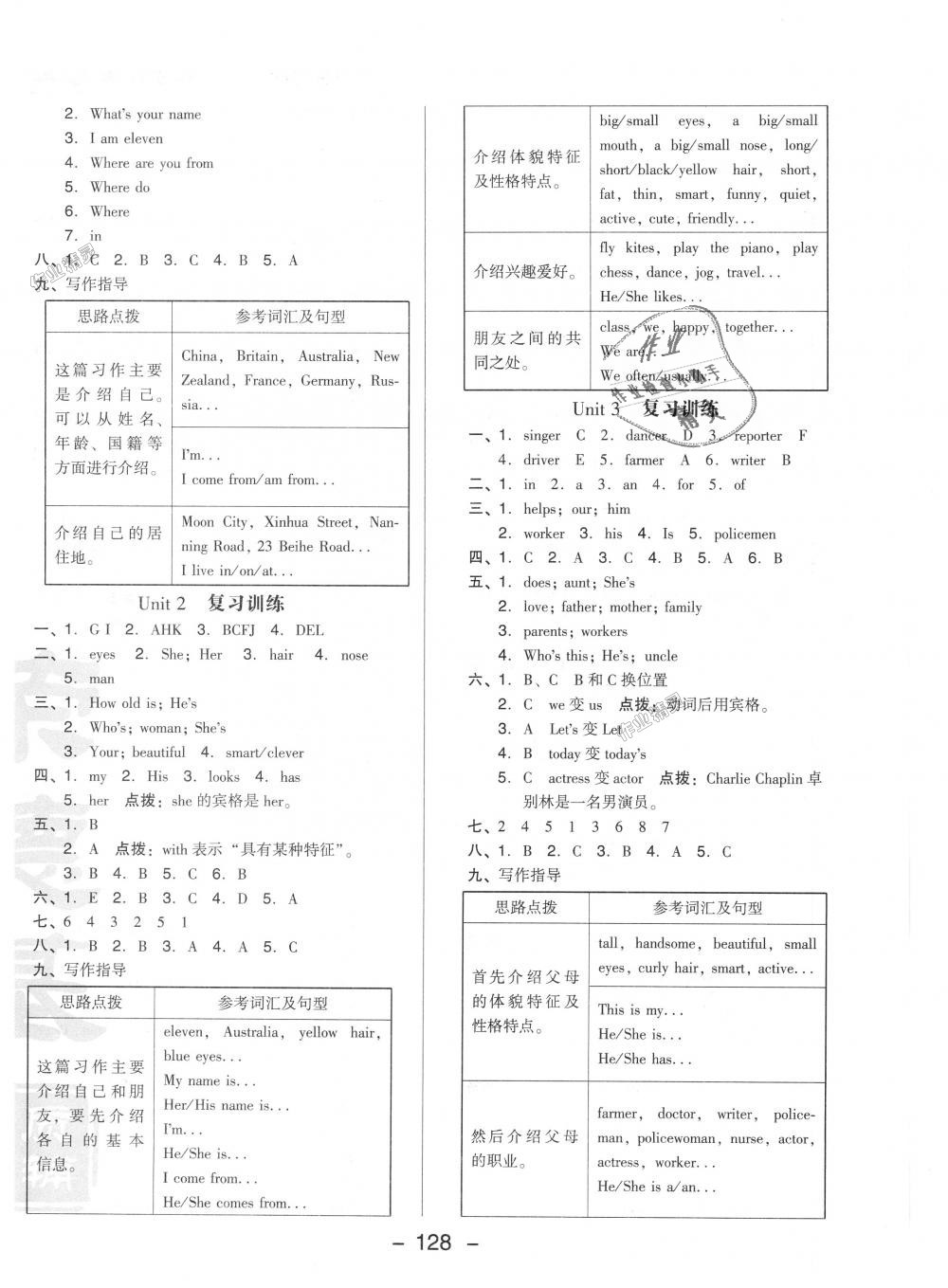 2018年綜合應用創(chuàng)新題典中點五年級英語上冊人教精通版三起 第16頁