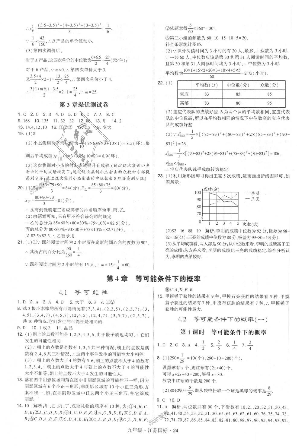 2018年經(jīng)綸學典學霸九年級數(shù)學全一冊江蘇版 第24頁