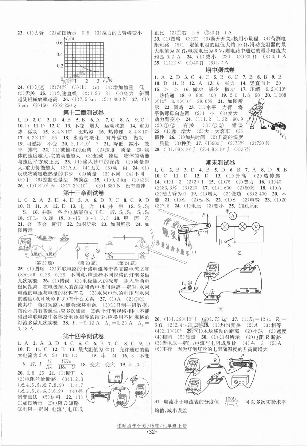 2018年課時(shí)提優(yōu)計(jì)劃作業(yè)本九年級(jí)物理上冊(cè)蘇科版 第8頁(yè)