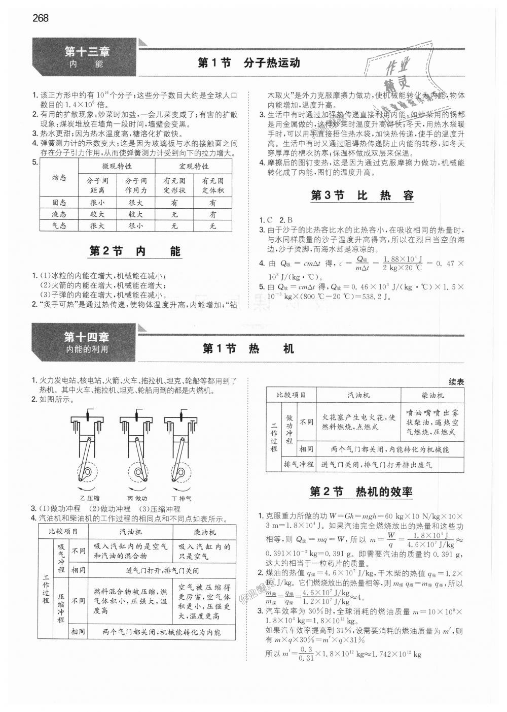 2018年一本初中物理九年級全一冊人教版 第57頁