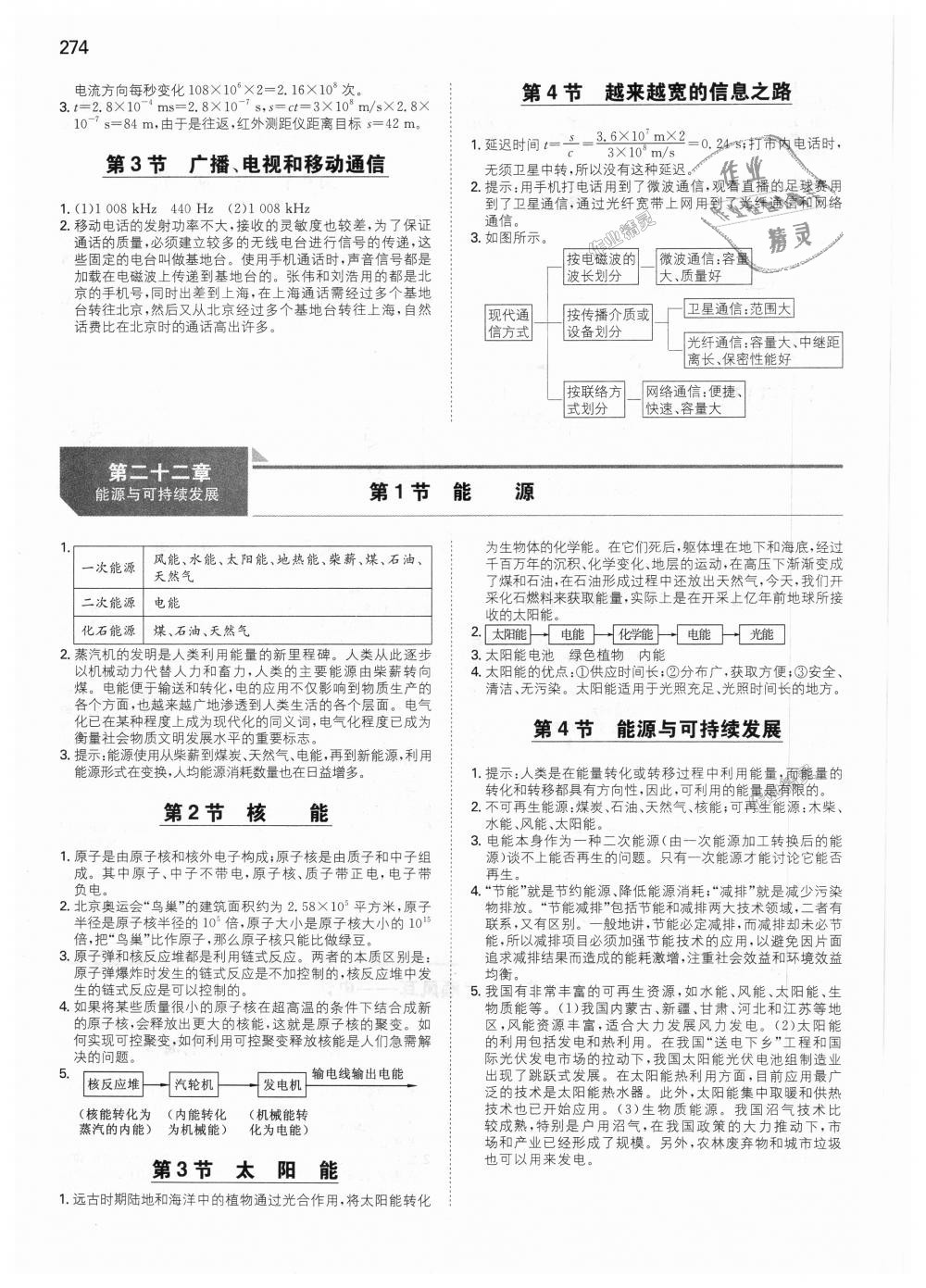 2018年一本初中物理九年級全一冊人教版 第63頁