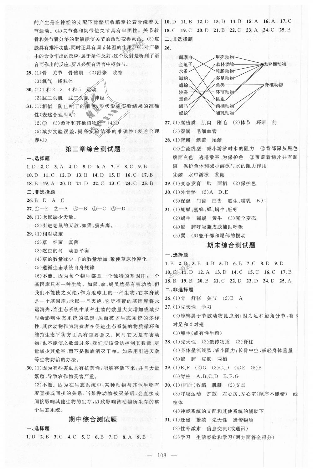 2018年細(xì)解巧練八年級生物上冊魯科版 第15頁