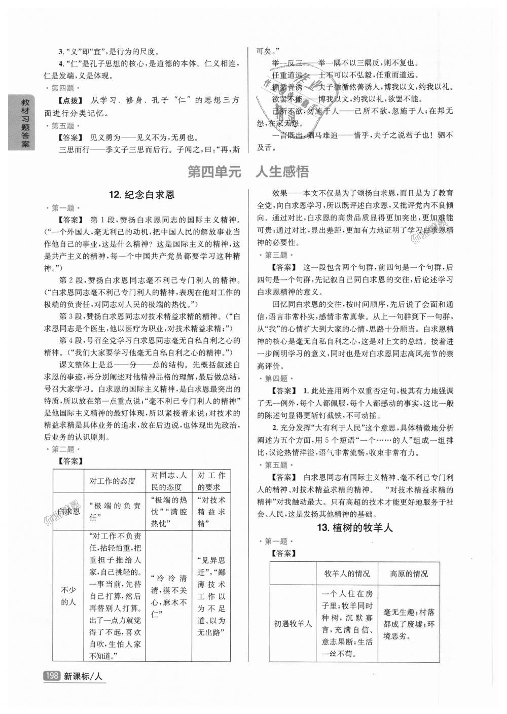 2018年尖子生学案七年级语文上册人教版彩绘版 第19页