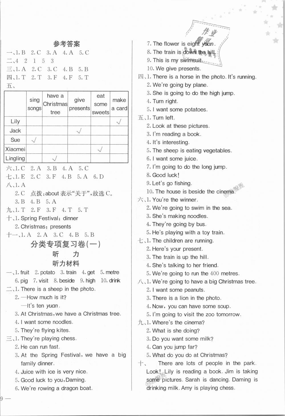 2018年黃岡小狀元達標卷四年級英語上冊外研版 第6頁