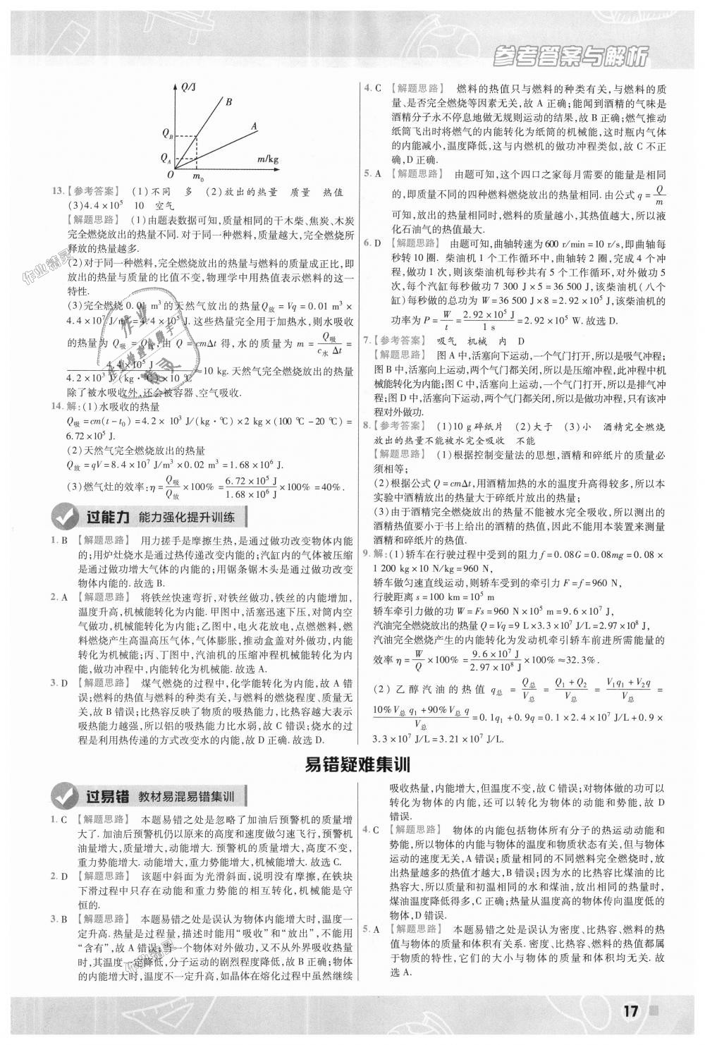 2018年一遍過(guò)初中物理九年級(jí)全一冊(cè)蘇科版 第17頁(yè)