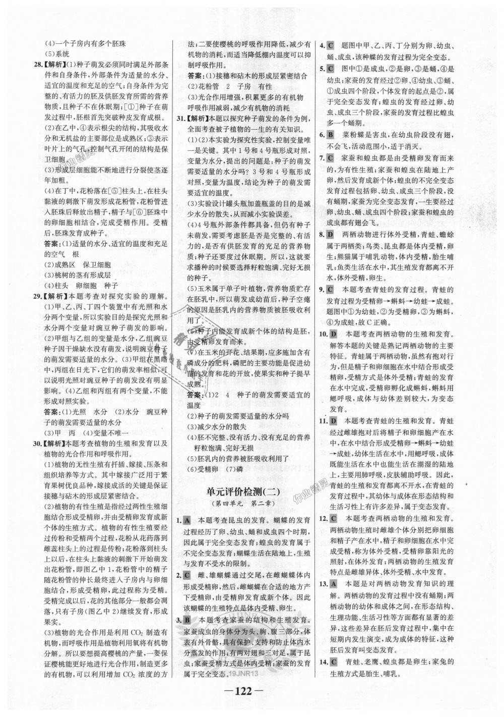 2018年世紀(jì)金榜金榜學(xué)案八年級生物上冊濟(jì)南版 第22頁