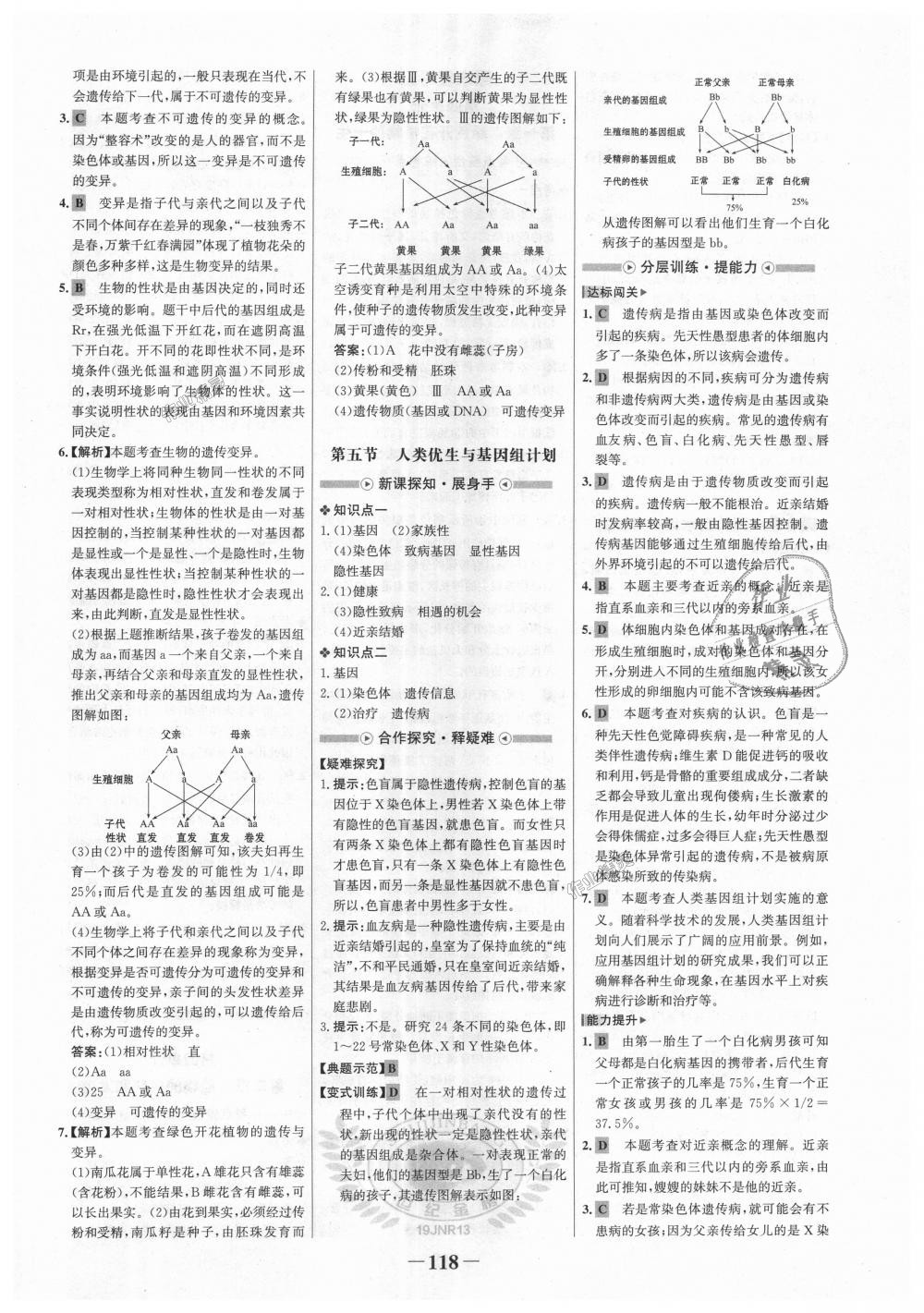 2018年世纪金榜金榜学案八年级生物上册济南版 第18页