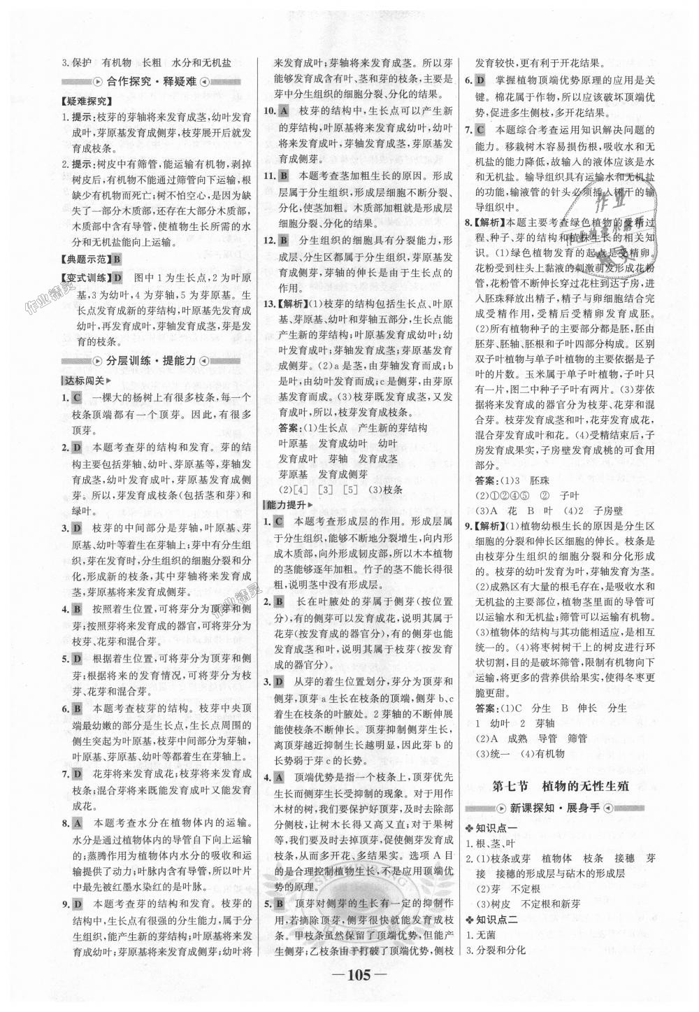 2018年世紀(jì)金榜金榜學(xué)案八年級生物上冊濟(jì)南版 第5頁