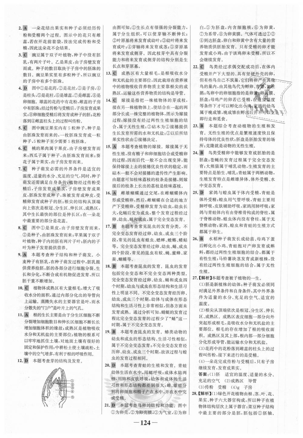 2018年世紀(jì)金榜金榜學(xué)案八年級生物上冊濟南版 第24頁