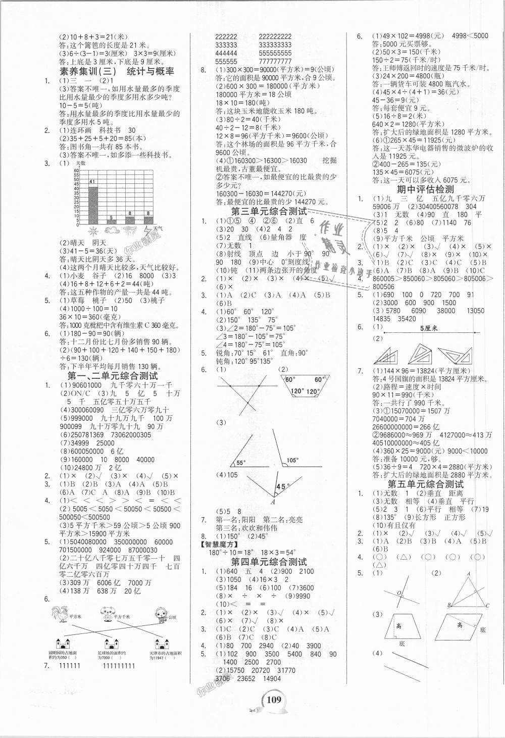 2018年世紀金榜金榜小博士四年級數(shù)學上冊人教版 第7頁